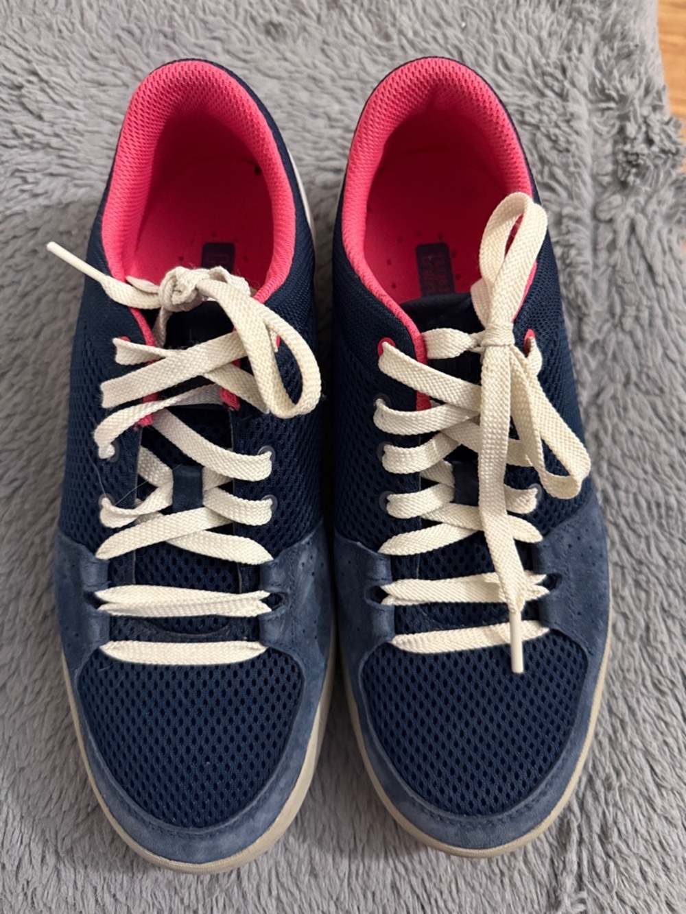 Helly Hansen Navy and Pink Women's Athletic Sneakers